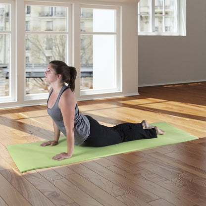 Wakeman Fitness - Colección de Alfombrillas de Yoga Extra Gruesas – Espuma Antideslizante cómoda, Alfombrilla de Ejercicio Duradera para Fitness, Pilates y Entrenamiento con Correa de Transporte