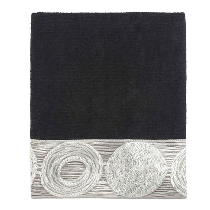 Avanti Linens Galaxy - Toalla de baño, Negro, De Mano, 1 - Negro - Toalla de mano