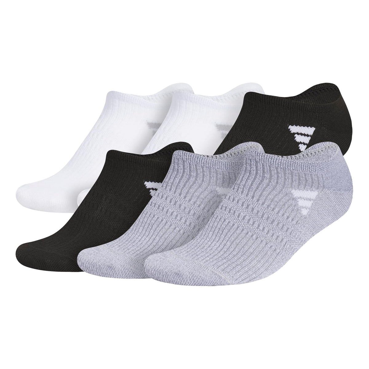adidas Superlite No Show Socks (6-pair Pack) Low Profile Below Ankle Calcetín sin mostrar Mujer