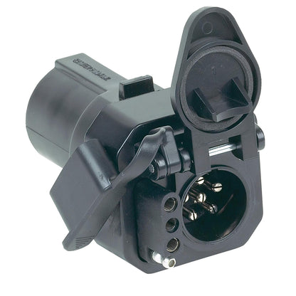 Hopkins Towing Solutions 47575 Multi-Tow adaptador de 7 hojas a 6 redondas y 4 planas