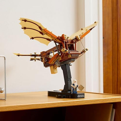 LEGO® Icons Máquina Voladora de Leonardo da Vinci Set de construcción y decoración, Regalos para Adultos, Modelo y Proyecto para Amantes de la Historia 10363