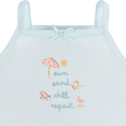 Gerber Multi-pack Sleeveless Onesies Bodysuit Body sin mangasBebé-Niñas