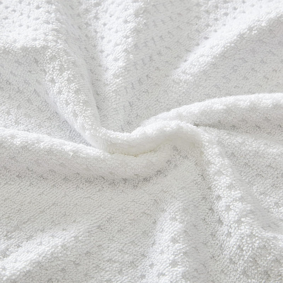 Tommy Bahama - Toallas de baño, decoración de baño de algodón Altamente Absorbente, Baja Pelusa y Resistente a la decoloración, Certificado Oeko-Tex (Blanco del Pacífico Norte, 6 Piezas)