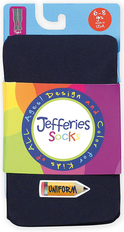 Jefferies Socks - Medias de algodón orgánico sin costuras para niñas
