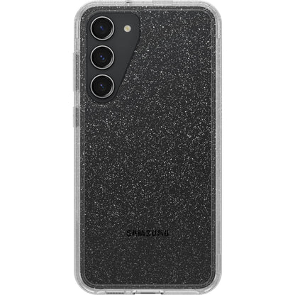 OtterBox Symmetry Series - Funda para Samsung Galaxy S23+ - Transparente - purpurina. - Serie Symmetry