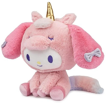 GUND Sanrio My Melody - Juguete de Peluche de Unicornio de Primera Calidad para Edades de 1 año en adelante, Rosa, 9.5 Pulgadas