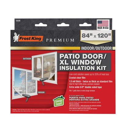 Frost King - E/O Heavy Duty Patio puerta Shrink Kit
