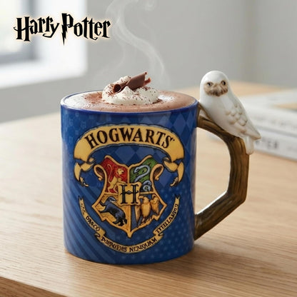 Silver Buffalo Harry Potter Hogwarts House - Taza de cerámica con mango en forma, 597 ml, color azul