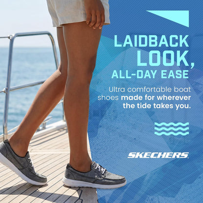 Skechers Go Walk Lite-15433 - Zapatos náuticos para Mujer