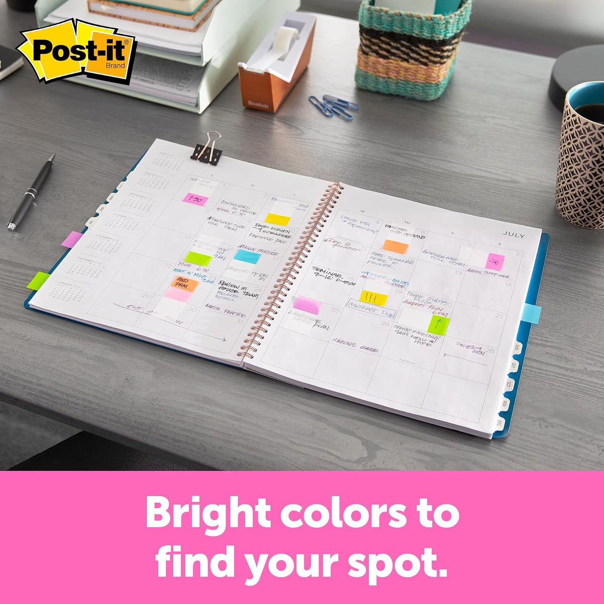 Post-it 684SHVA Banderas de Mensajes Value-Pak, Sign Here, 240/PK, MI