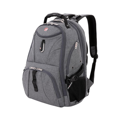 SwissGear 1900 ScanSmart Mochila para Laptop 17" con Compartimento TSA - 48.26cm - Gris Brezo