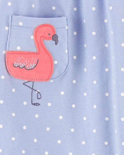 Simple Joys by Carter's - Paquete de 3 mamelucos, traje de sol y vestido para niña