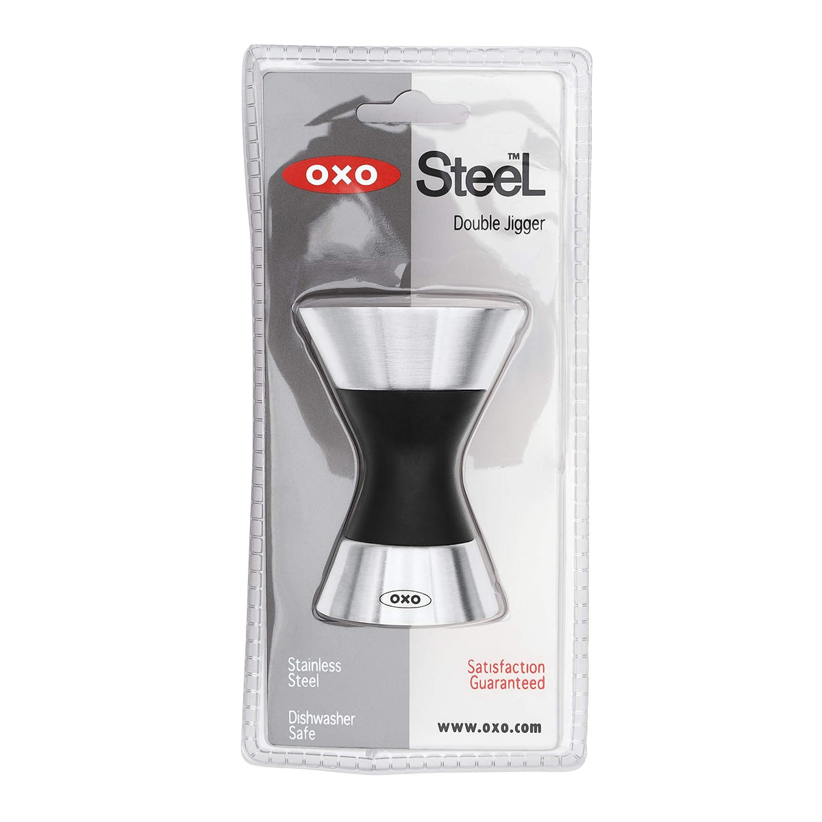 OXO Good Grips 3105000 SteeL Double Jigger, No aplica, Silver