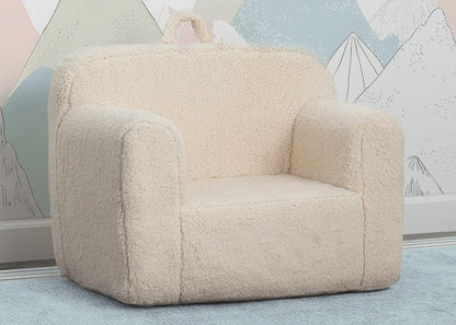 Delta Children Cozee - Silla Sherpa, Color Crema