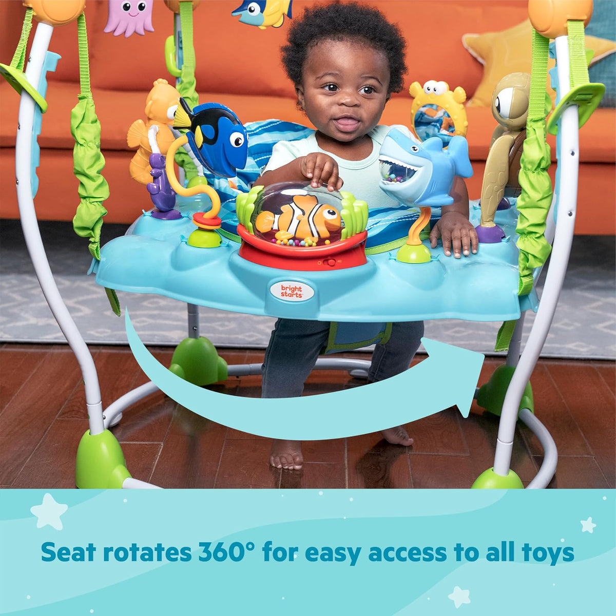 Bright Starts Disney Baby Buscando a Nemo Sea of Activity Jumper