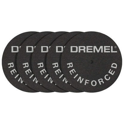 Dremel 426 Disco de Corte Reforzado con Fibra de Vidrio 1-1/4 Pulgadas para Metales, 5 Piezas