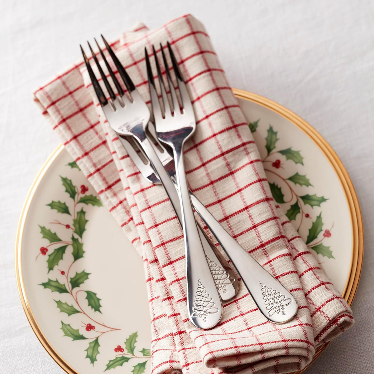 Lenox Holiday - Plato de ensalada, 1 unidad