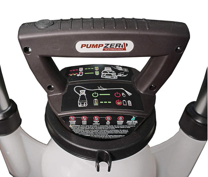 Scotts 190617 Bomba de Iones de Litio Zero Power con Ruedas pulverizador, 3 galones, Color Blanco