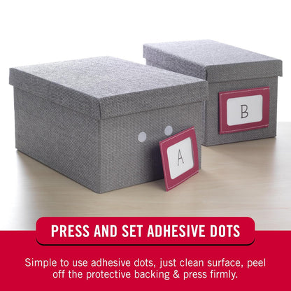 VELCRO Brand Dots with Adhesive | 250pk, Black | Small 1/2 Inch Circles | Sticky Back Round Dots for Secure Mounting in Office, School or Home (VEL-30868-AMS)