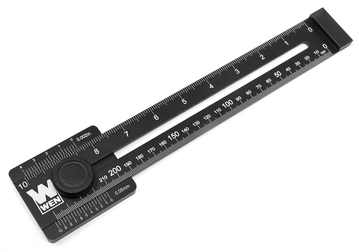 WEN Escala cuadrada y multifunción, aluminio y acero inoxidable - Calibre de marcado de compensación