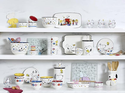 Lenox Chef Snoopy - Tarro para galletas | Porcelana duradera | Tamaño de 17.14 x 17.14 x 11.5 pulgadas | Regalo coleccionable para fanáticos de los cacahuetes