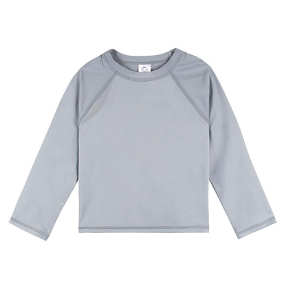 Gerber Playera de Natación UPF 50+ para Bebé, Manga Larga - Gris - 3 Años