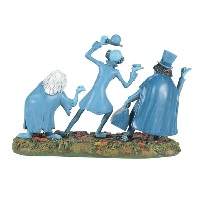 Department 56 Snow Village - Figura de Halloween de Disney The Haunted Mansion Beware of Hitchhikers, 9,5 cm de Alto x 5,5 cm de Ancho x 15,4 cm de Largo, Multicolor