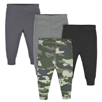 Gerber Paquete de Leggings Activos para Bebé Niña - 6-9 Meses - Camuflaje - gris