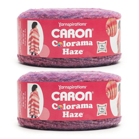 Caron Colorama Haze - Paquete de 2 hilos de 227 g