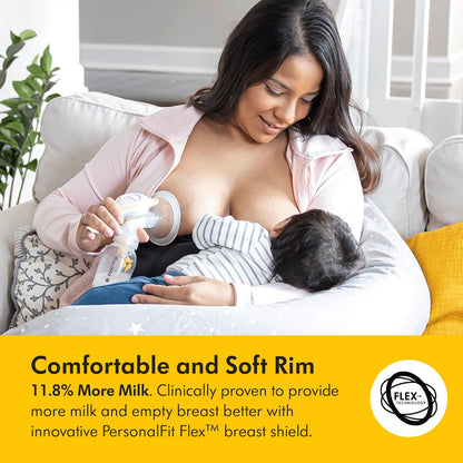 Medela | Kit de Lactancia | Incluye Extractor Manual Harmony y Recolector de Silicona para Leche Materna | Libre de BPA