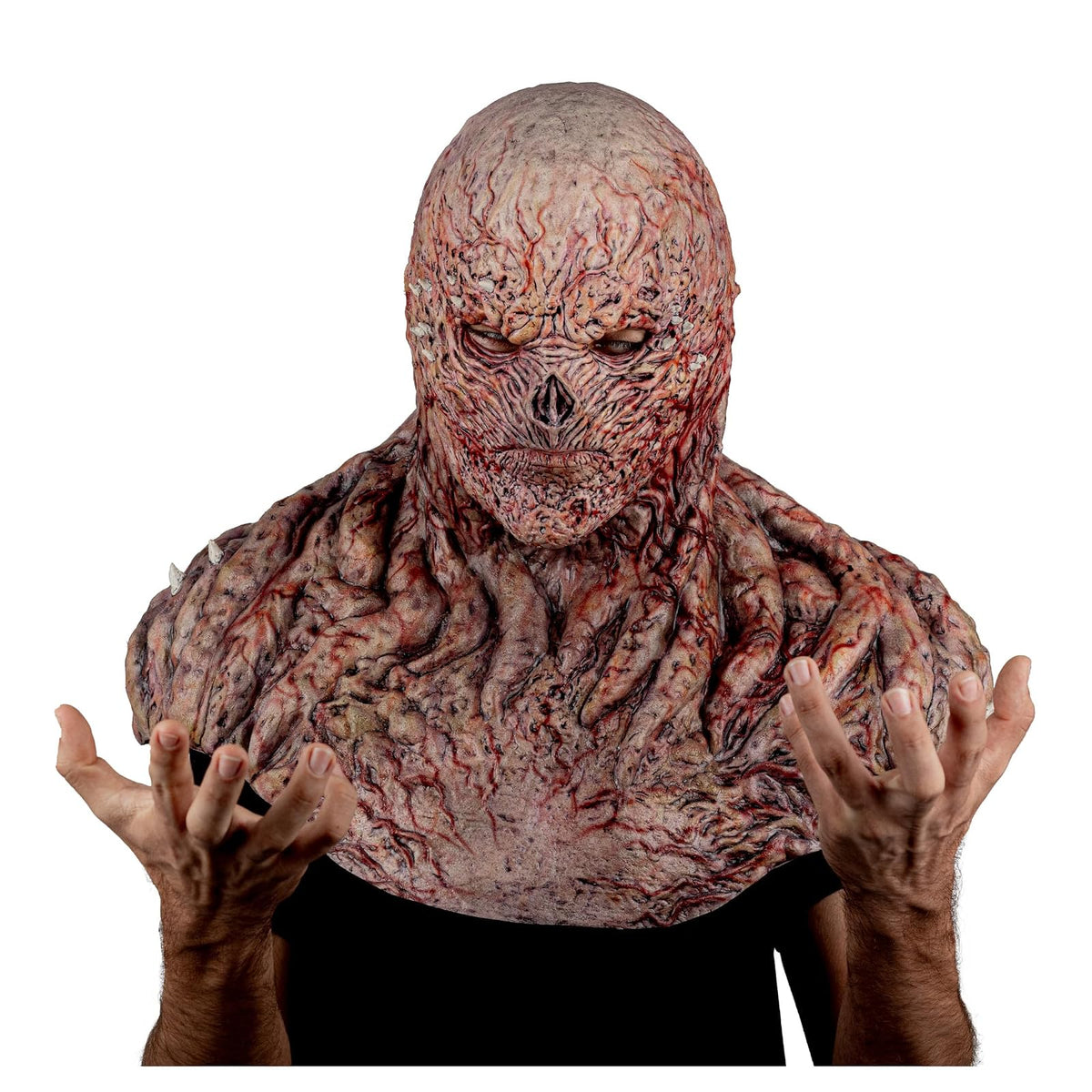 Ghoulish Productions Máscara De Látex Vecna Super Deluxe, Licencia Oficial Stranger Things, Disfraz para Halloween y Fiestas Temáticas, Cosplay, Diseño Artesanal Head Mask