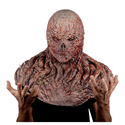 Ghoulish Productions Máscara De Látex Vecna Super Deluxe, Licencia Oficial Stranger Things, Disfraz para Halloween y Fiestas Temáticas, Cosplay, Diseño Artesanal Head Mask