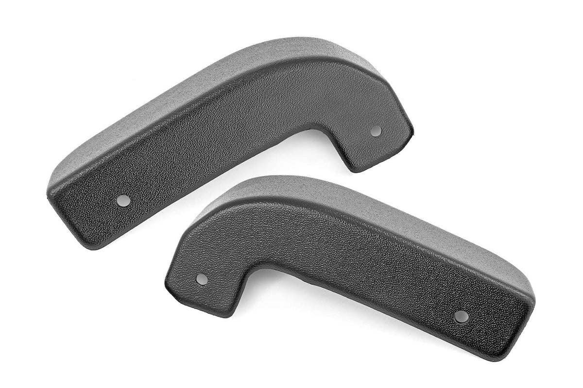 Rough Country Solapas de Lodo Delanteras y Traseras para Chevrolet Silverado 1500 2019-2025, ABS Tri-Blend Servicio Pesado 13002