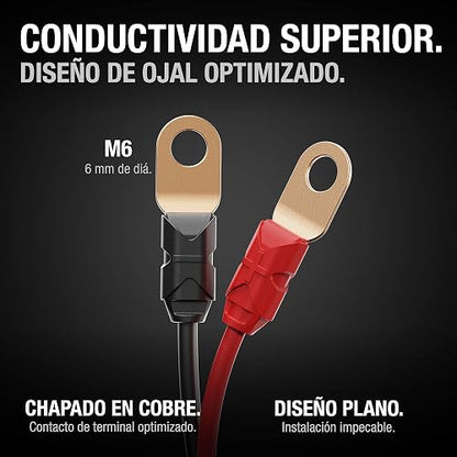 NOCO GC002 Accesorio de Terminales de Ojal M6 X-Connect para Cargadores de Baterías Inteligentes Genius