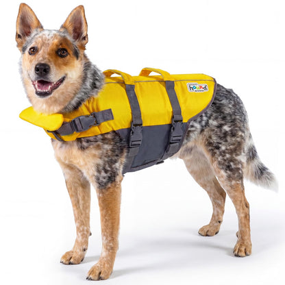 Outward Hound Granby Splash Chaleco Salvavidas para Perro - Medium - Amarillo