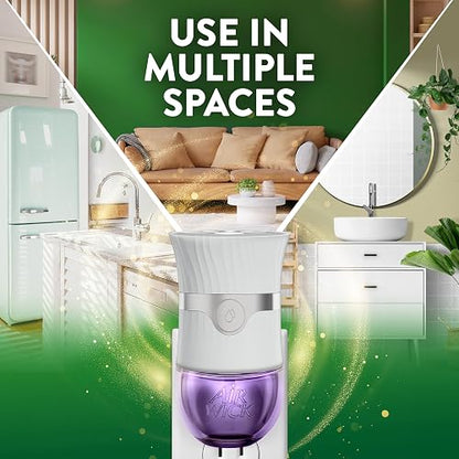 Air Wick Repuestos para Aromatizante de Ambiente Eléctrico, Aroma Lavanda y Manzanilla, Paquete de 5 repuestos de 20 ml c/u