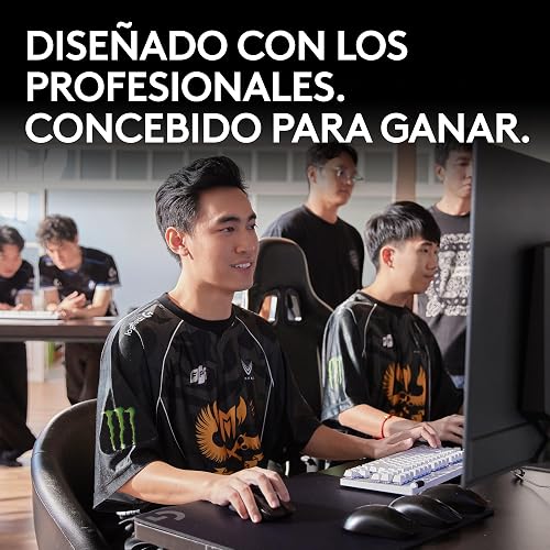 Logitech G Pro X Superlight 2 Lightspeed Mouse Inalámbrico de Juegos, Ligero, Interruptor Híbrido LIGHTFORCE, Sensor Hero 2, 32,000 dpi, 5 BOT. Programables, Carga USB-C, PC y Mac - Blanco
