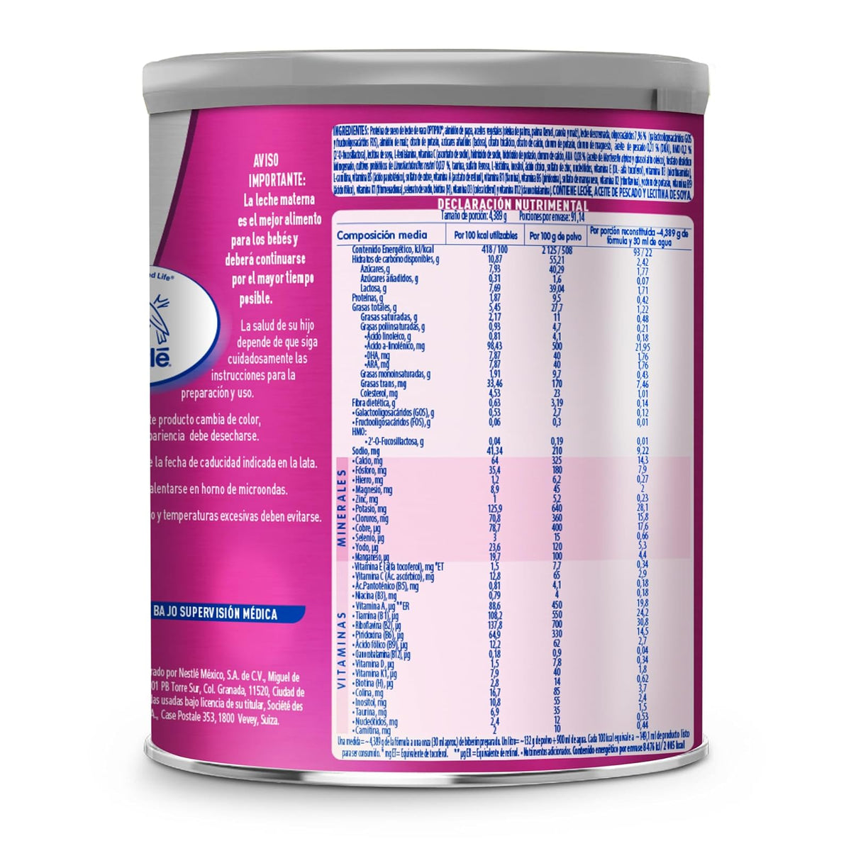 NAN 1 Expert Pro Confort Fórmula Para Lactantes 0 a 6 Meses Lata 400 g