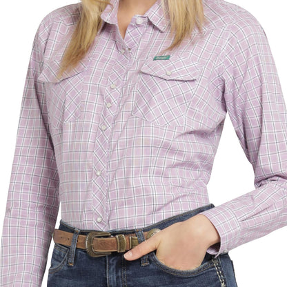 Wrangler Camisa Asiluetado de Algodón para Mujer