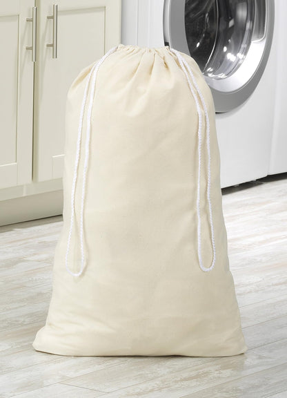Whitmor 6353-1191 - algodón natural bolsa de lavandería-natural