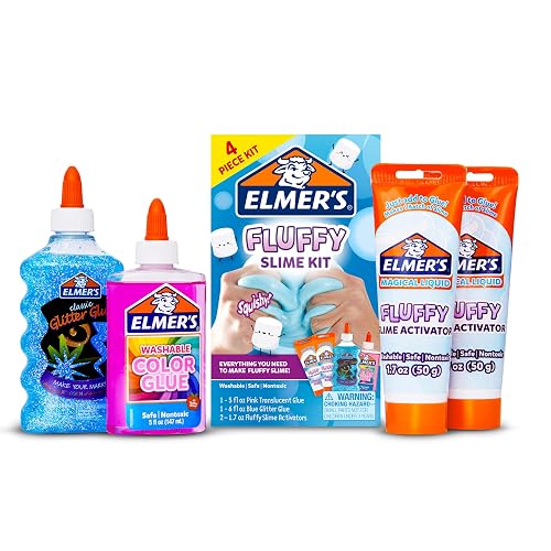 Elmer's Kit Limo Esponjoso con Pegamento Translúcido y Purpurina