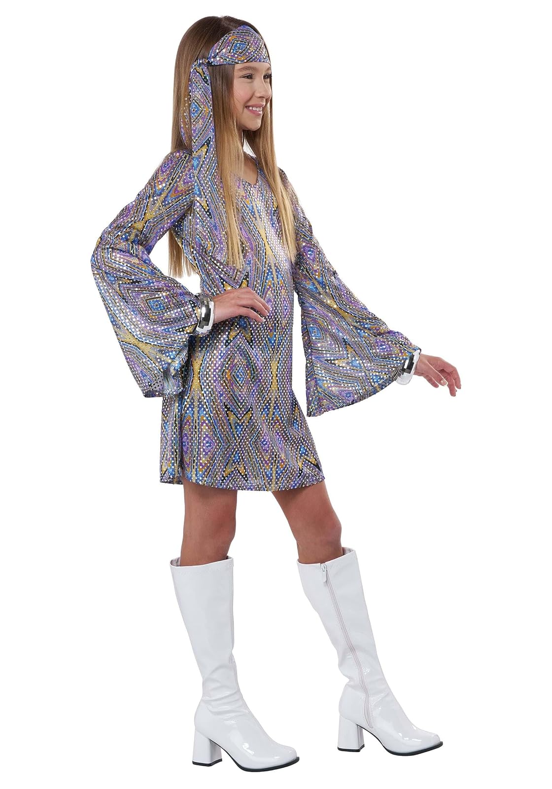 California Costumes - Disfraz de discoteca, un color, 10-12