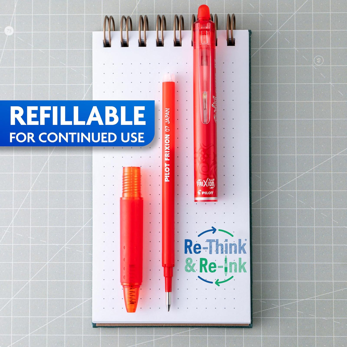 PILOT Frixion Clicker 10 Bolígrafos Surtidos Bolsa - Exclusivo (FXC10001F-P)