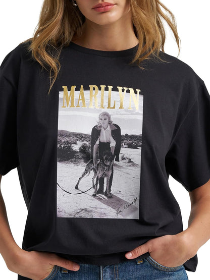 Lee Playera x Marylin Monroe Girlfriend tee para Mujer