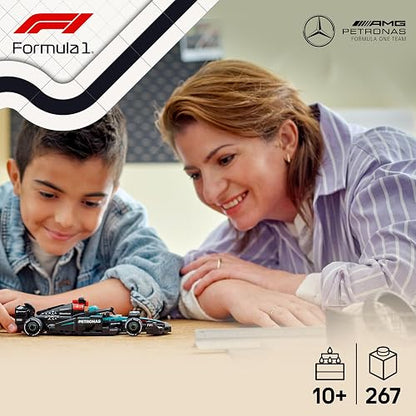 LEGO Speed Champions Auto de Carreras Mercedes-AMG F1 W15 Vehículo de Juguete, Set con 1 minifigura de piloto, Modelo construible, Regalo Coleccionable para niños y niñas 77244