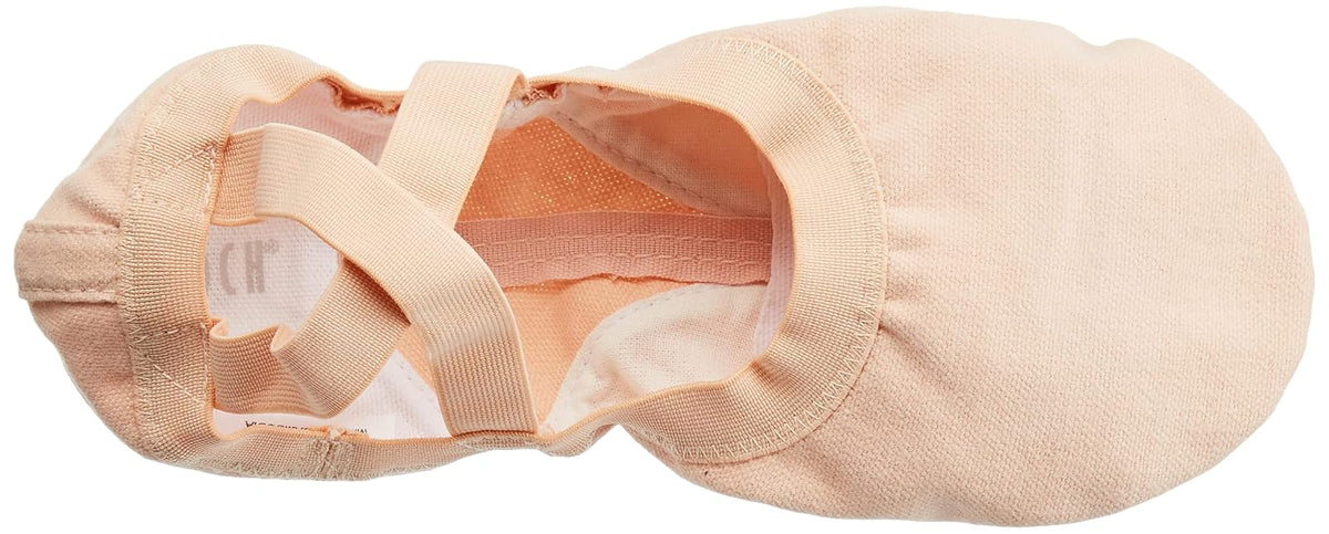 Bloch Dance Pro Zapatillas de ballet de tela, suela elÁstica dividida, para mujer, Rosado, 6.5 D US