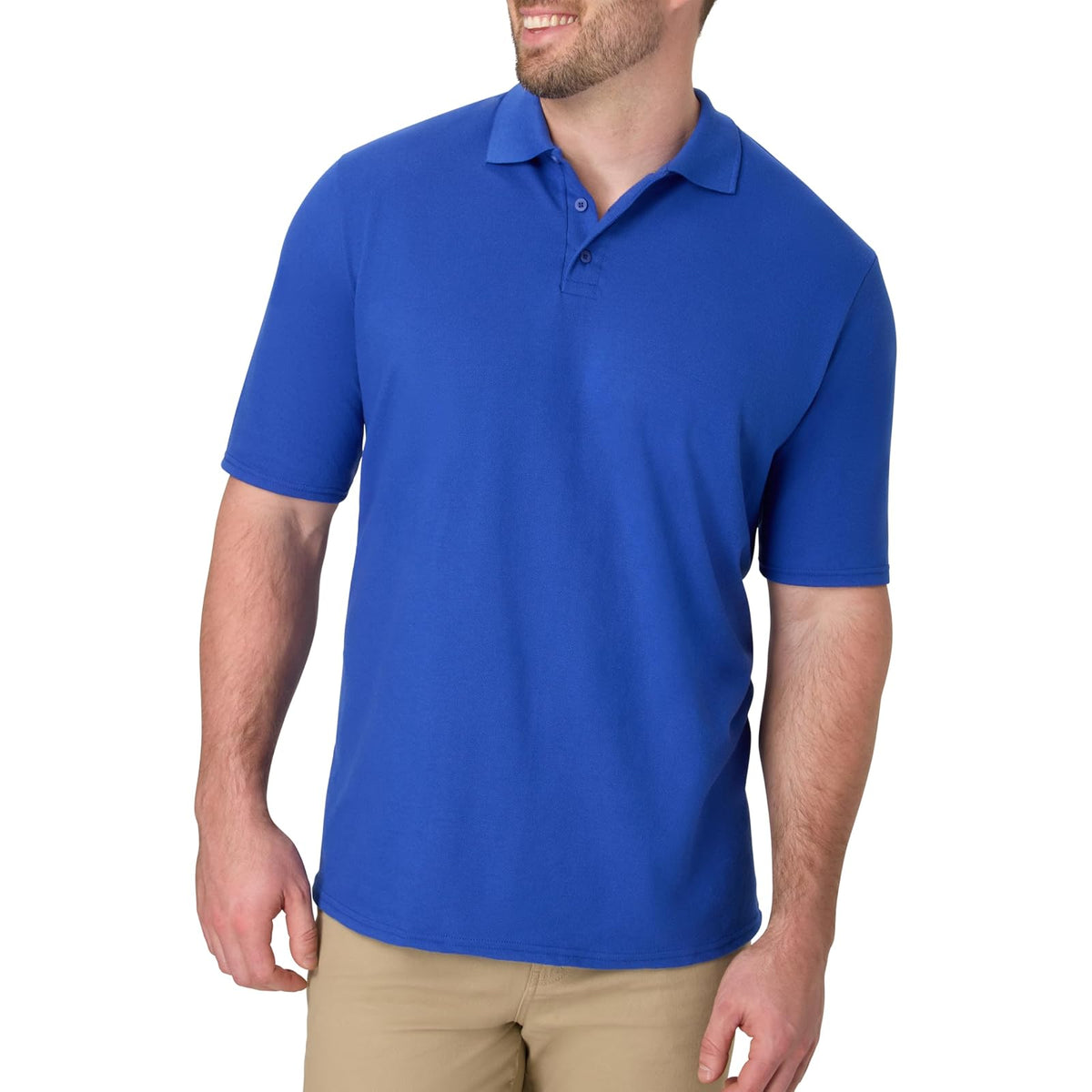 Hanes Camisa Polo X-Temp para Hombre - Azul real profundo - XL