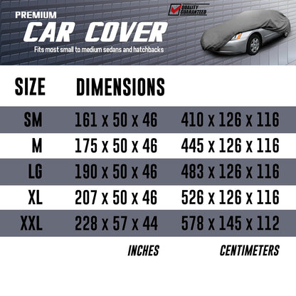 FH GROUP C502-L Car Cover (Non-Woven Resistant Large)