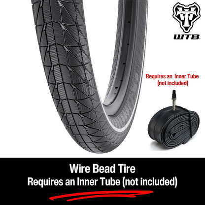 WTB Groov-E Hybrid Bike Tire (27.5''/29'') Wire Bead - E-Bikes & Commuter - Great in Wet Conditions (Optional Flat Guard Puncture Protection)'
