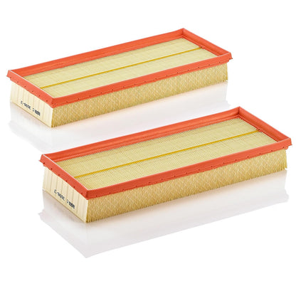 Mann Filter C 3698/3-2 Air Filter Element, (Set of 2)